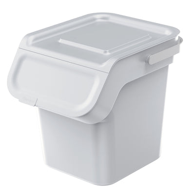 Papperskorg Keden, aktivt kolfilter, 20 liter, aska, Kaddi Q