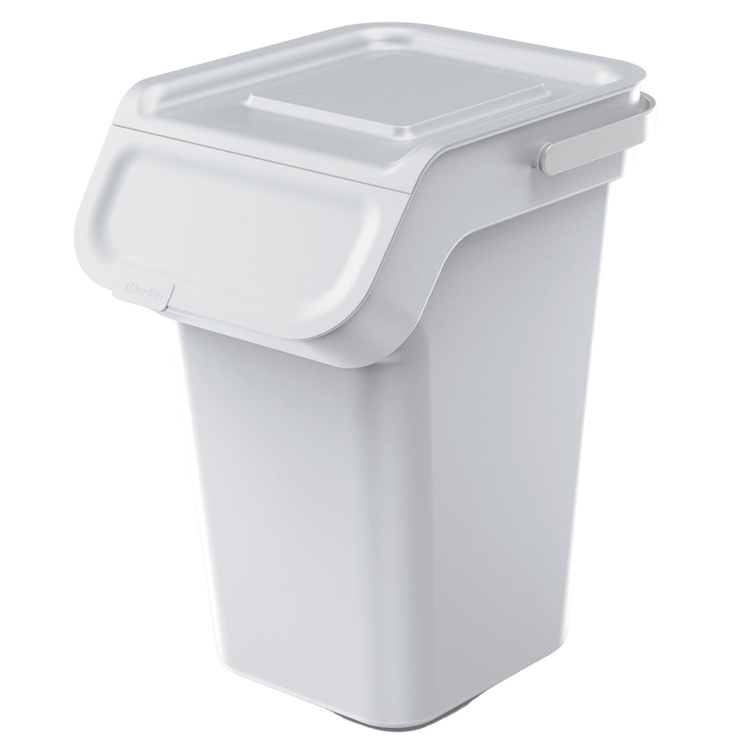 Keden soptunna, aktivt kolfilter, 25 liter, aska, Kaddi Q