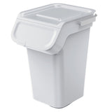 Keden soptunna, aktivt kolfilter, 25 liter, aska, Kaddi Q