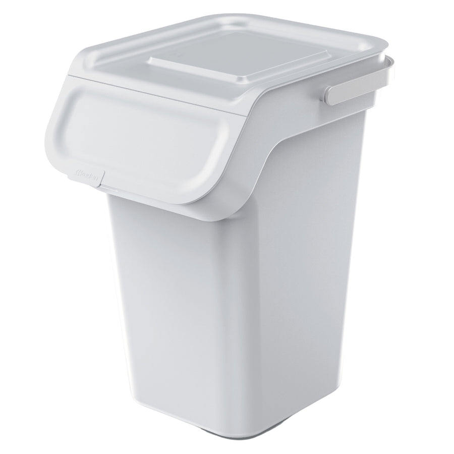 Keden soptunna, aktivt kolfilter, 25 liter, aska, Kaddi Q