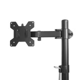Maclean MC-967 monitorfäste passar skärmar upp till 13-27" med max VESA 100x100 och bär upp till 9kg. Idealisk för ergonomisk visning.