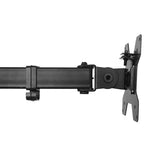 Maclean MC-967 monitorfäste passar skärmar upp till 13-27" med max VESA 100x100 och bär upp till 9kg. Idealisk för ergonomisk visning.