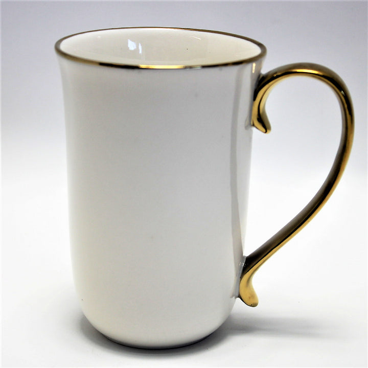 Stor kaffemugg i porslin 400ml Drottning Isabell W23GD59-06426