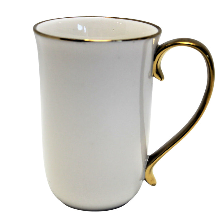 Stor kaffemugg i porslin 400ml Drottning Isabell W23GD59-06426