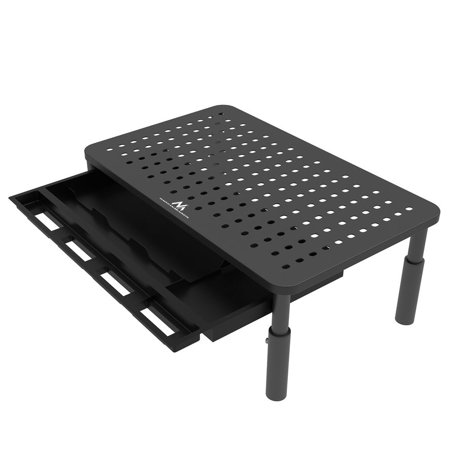 Maclean skärm- och laptopstativ, 13-32", modell MC-946. Optimerar arbetsytan och ger ergonomisk komfort för datoranvändare.