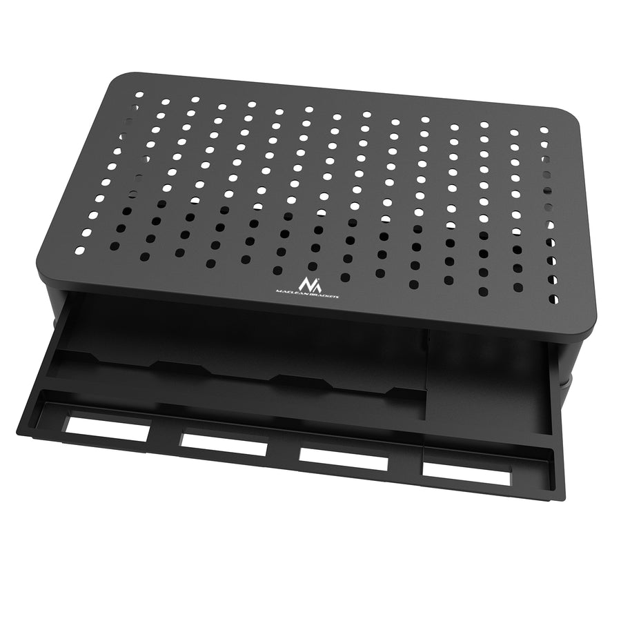 Maclean skärm- och laptopstativ, 13-32", modell MC-946. Optimerar arbetsytan och ger ergonomisk komfort för datoranvändare.