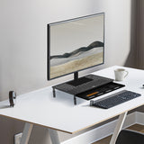 Maclean skärm- och laptopstativ, 13-32", modell MC-946. Optimerar arbetsytan och ger ergonomisk komfort för datoranvändare.