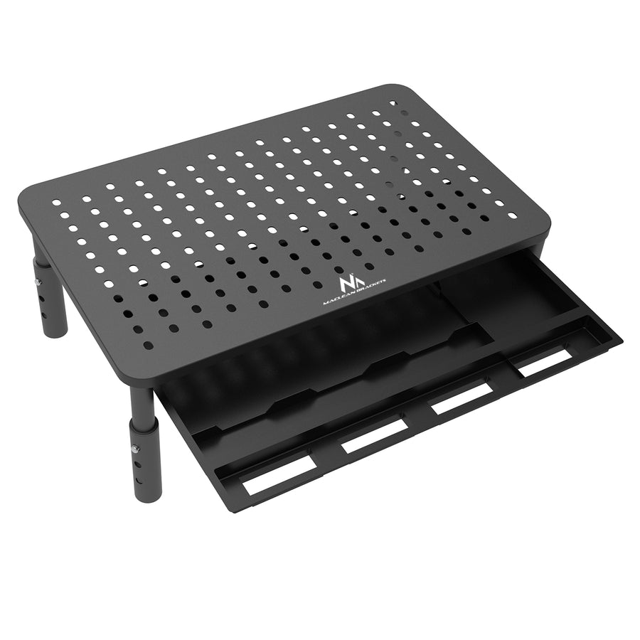 Maclean skärm- och laptopstativ, 13-32", modell MC-946. Optimerar arbetsytan och ger ergonomisk komfort för datoranvändare.