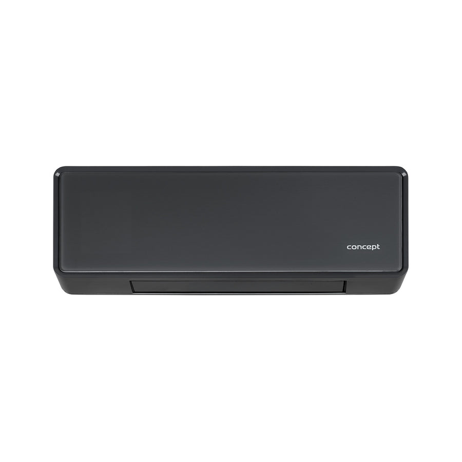 Concept keramisk värmare, väggmonterad, LED-display, timer, grå, QH4100