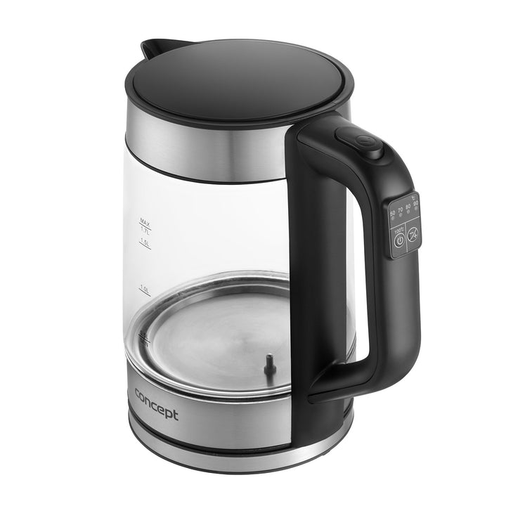 1.7L Concept vattenkokare i glas med temperaturkontroll RK4067