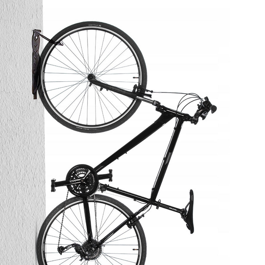 2x Maclean väggfäste för cykel, vertikalt, stål, max. belastning 30 kg, MC-432