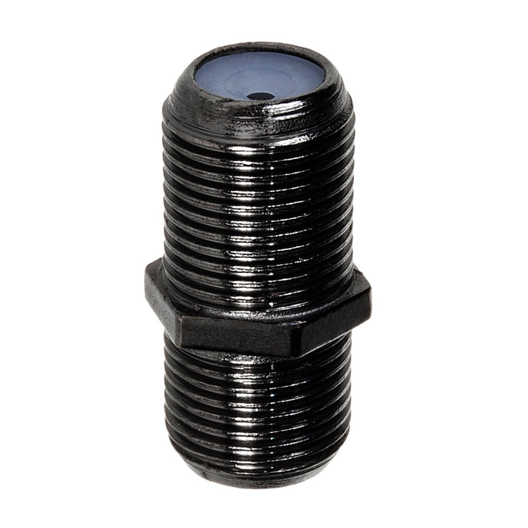 100x Maclean F-F cylinderkontakt, professionell övergång, kontakt svart nickel, MCTV-904