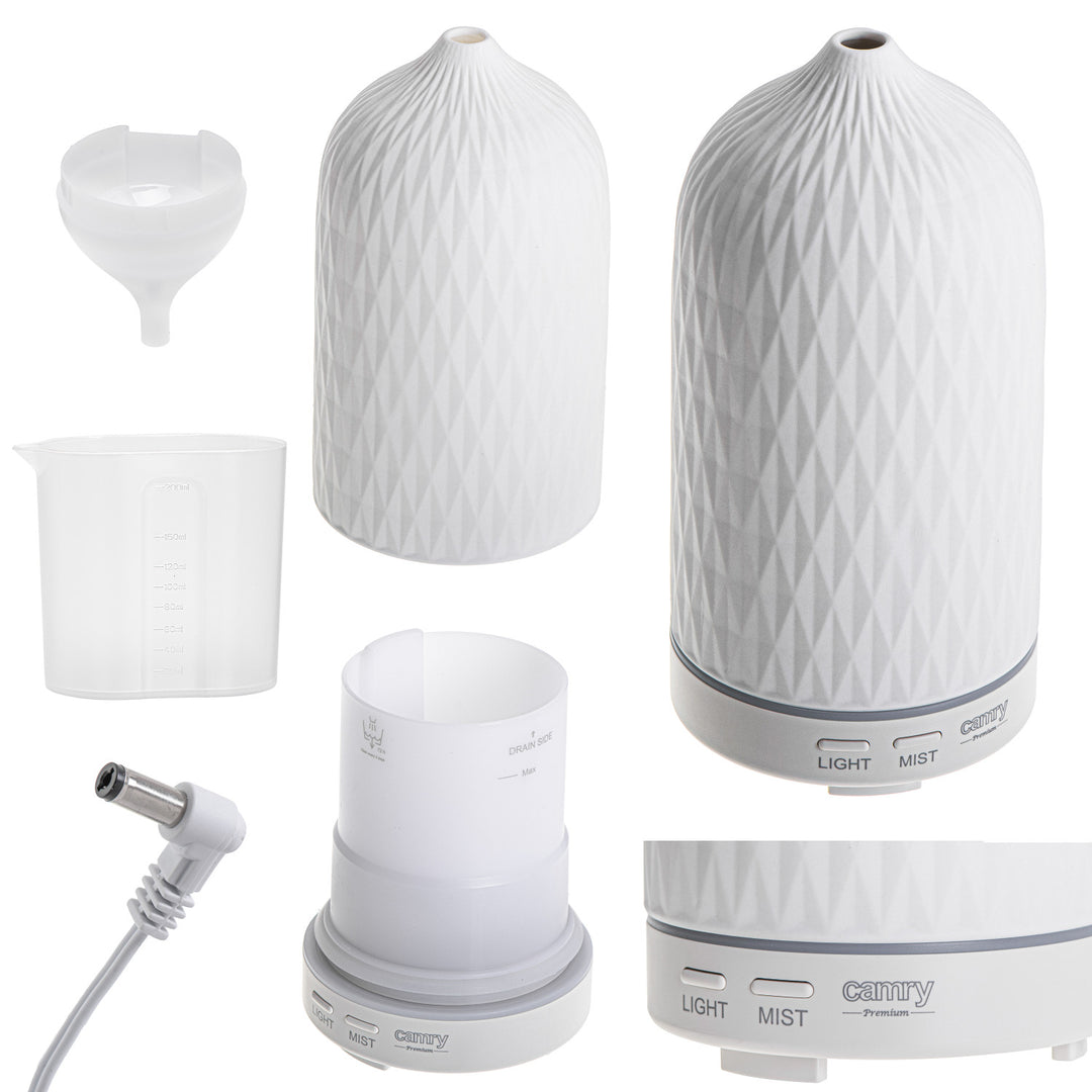 Camry CR 7970 Doftspridare, ultraljud, keramik, 100 ml, stämningsbelysning