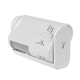 Maclean trådlös portvakt, PIR-sensor, räckvidd 8 m, 9V DC-batteri, volym över 70 dB, MCE311 W.