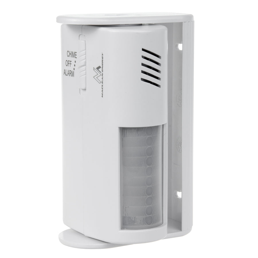 Maclean trådlös portvakt, PIR-sensor, räckvidd 8 m, 9V DC-batteri, volym över 70 dB, MCE311 W.