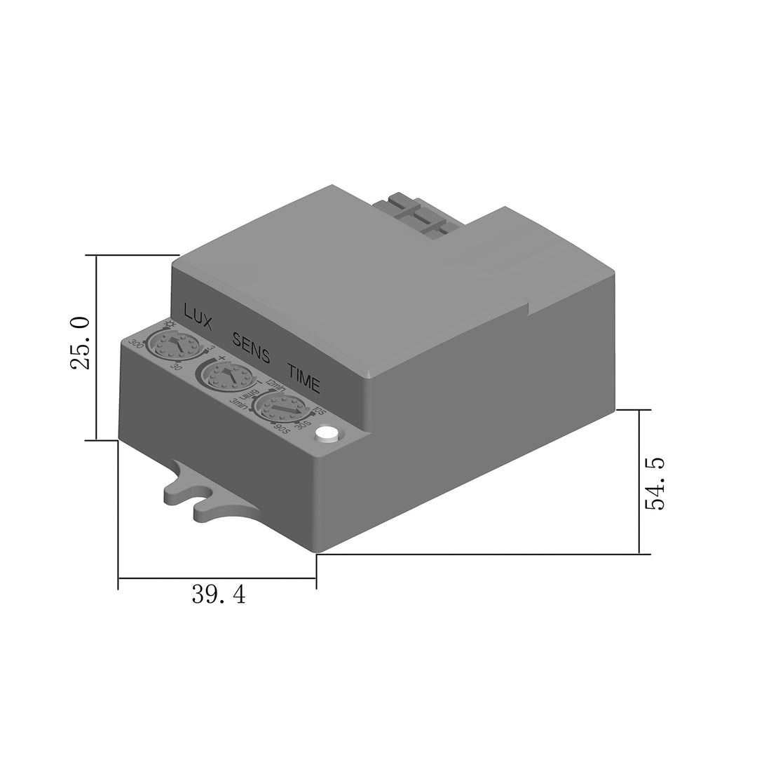 Maclean mikrovågsrörelsedetektor, räckvidd 8 m, max. belastning 1200 W, IP20, 5,8 GHz, MCE316