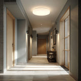 Maclean MCE347 LED sensor ceiling lamp. With a 5.8GHz microwave sensor, it emits a 4000K light with 12W power and 950lm brightness. Rated IP44, it ensures durability and reliability in various settings.