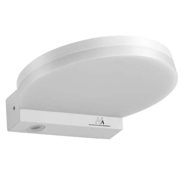 Maclean MCE346 W LED-lampa. Med en effekt på 15W och en ljusstyrka på 1300lm, avger den neutral vitt ljus (4000K). Betygsatt IP65, säkerställer den hållbarhet och tillförlitlighet i olika miljöer.