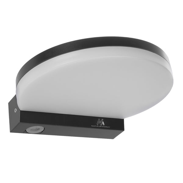Maclean MCE346 GR LED-lampa. Med en effekt på 15W och en ljusstyrka på 1300lm, avger den neutralvitt ljus (4000K). Betygsatt IP65, säkerställer den hållbarhet och tillförlitlighet i olika miljöer.