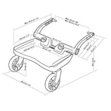 Barnvagnsförlängning BuggyBoard MINI, upp till 22 kg, blå