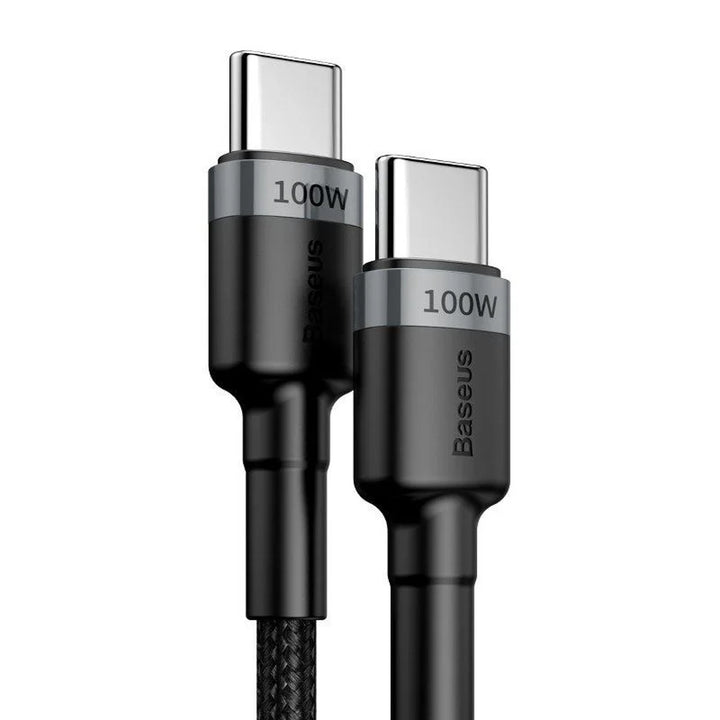 USB-C PD 2.0 200cm Baseus Cafule CATKLF-ALG1 Quick Charge 3.0 5A-kabel med stöd för 100W snabbladdning