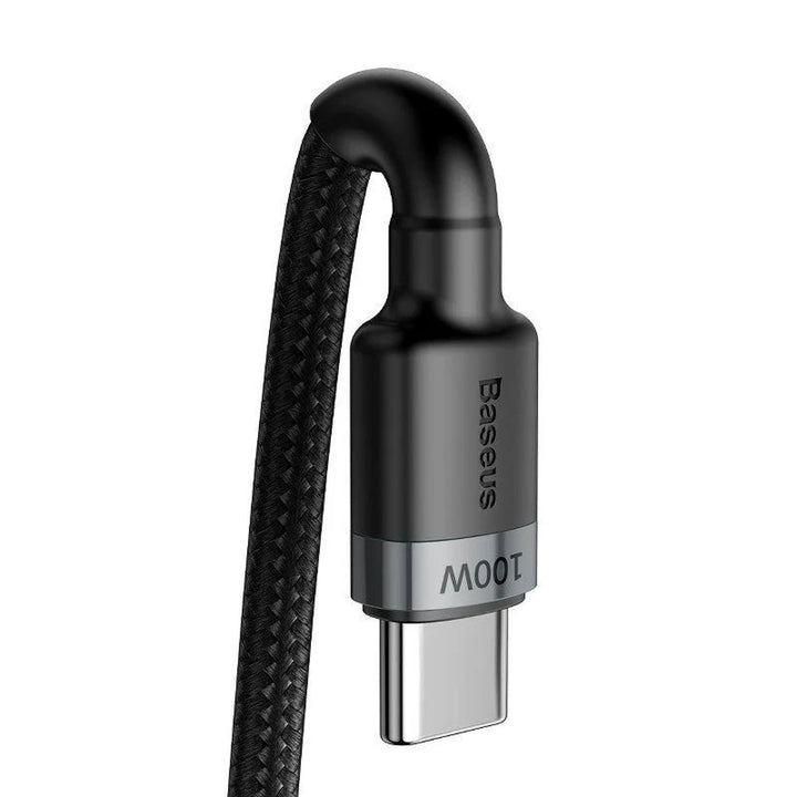 USB-C PD 2.0 200cm Baseus Cafule CATKLF-ALG1 Quick Charge 3.0 5A-kabel med stöd för 100W snabbladdning