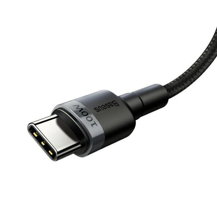 USB-C PD 2.0 200cm Baseus Cafule CATKLF-ALG1 Quick Charge 3.0 5A-kabel med stöd för 100W snabbladdning