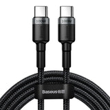 USB-C PD 2.0 200cm Baseus Cafule CATKLF-ALG1 Quick Charge 3.0 5A-kabel med stöd för 100W snabbladdning