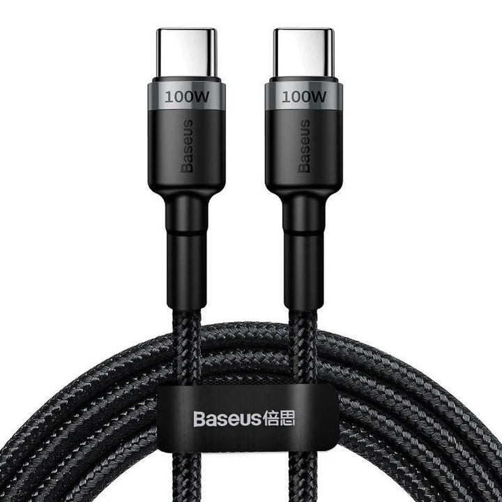 USB-C PD 2.0 200cm Baseus Cafule CATKLF-ALG1 Quick Charge 3.0 5A-kabel med stöd för 100W snabbladdning