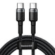 USB-C PD 2.0 200cm Baseus Cafule CATKLF-ALG1 Quick Charge 3.0 5A-kabel med stöd för 100W snabbladdning