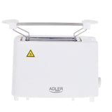Adler brödrost, 6 inställningsnivåer, brödrost, 900W, vit, AD 3223