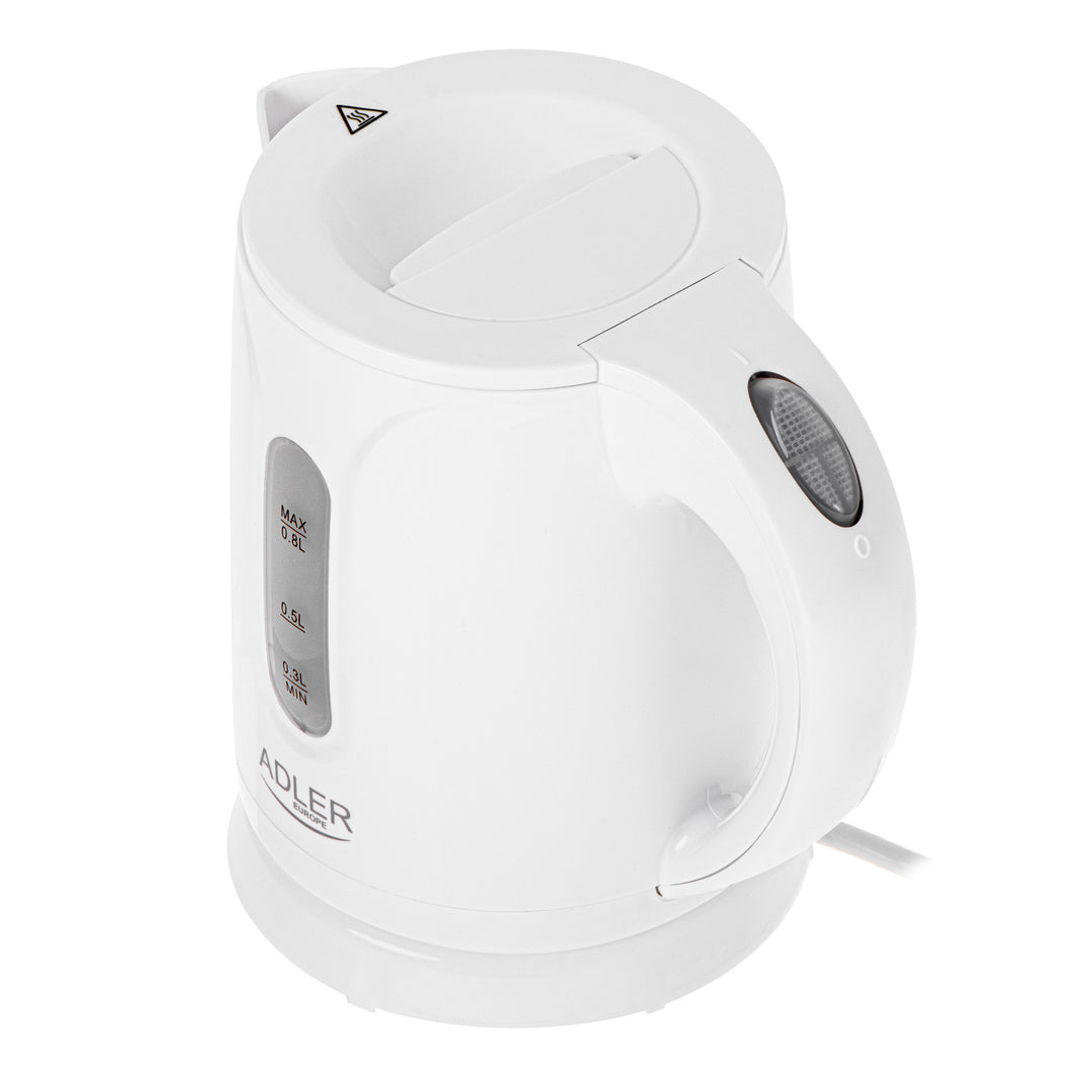 Adler trådlös vattenkokare, kapacitet 0,8 l, effekt 850 W, AD1371