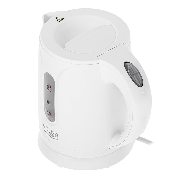 Adler trådlös vattenkokare, kapacitet 0,8 l, effekt 850 W, AD1371