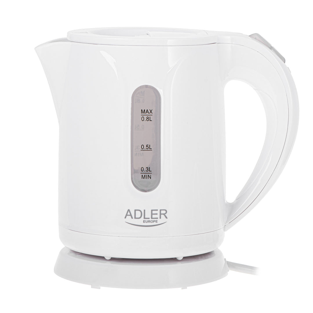 Adler trådlös vattenkokare, kapacitet 0,8 l, effekt 850 W, AD1371