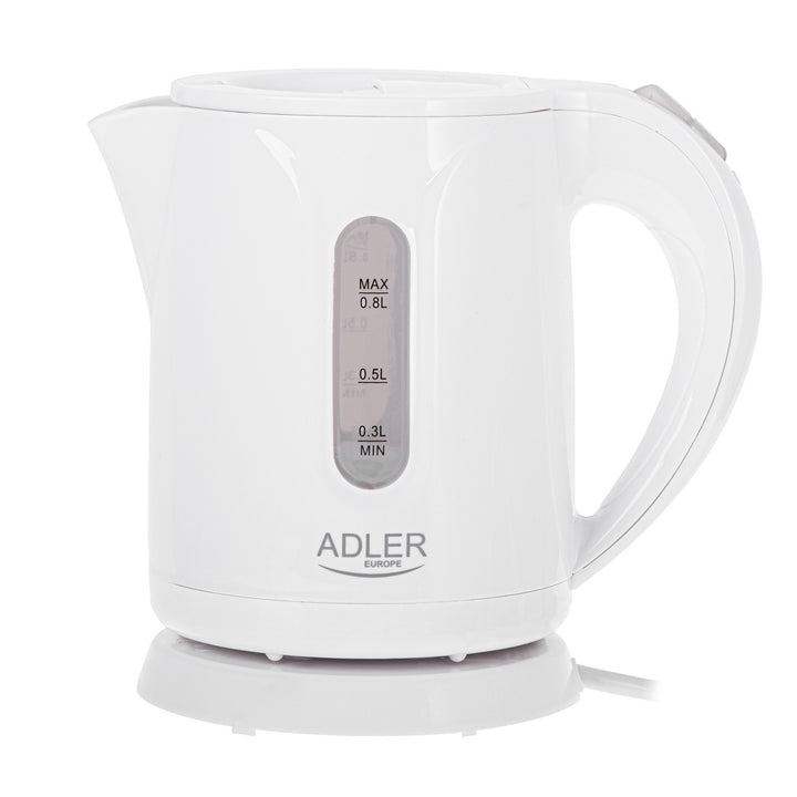 Adler trådlös vattenkokare, kapacitet 0,8 l, effekt 850 W, AD1371