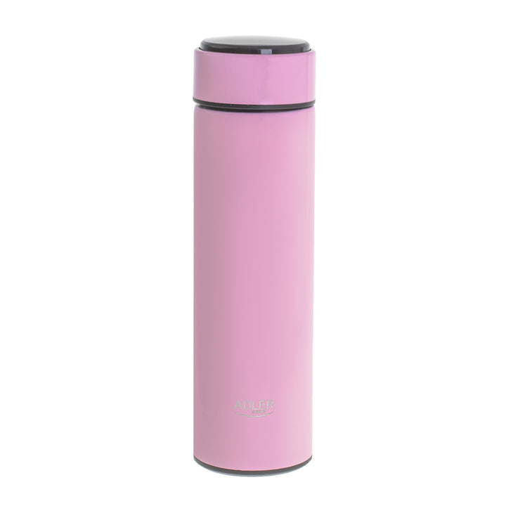 Adler termos, LED-pekskärm, volym 473 ml, färg rosa, AD 4506