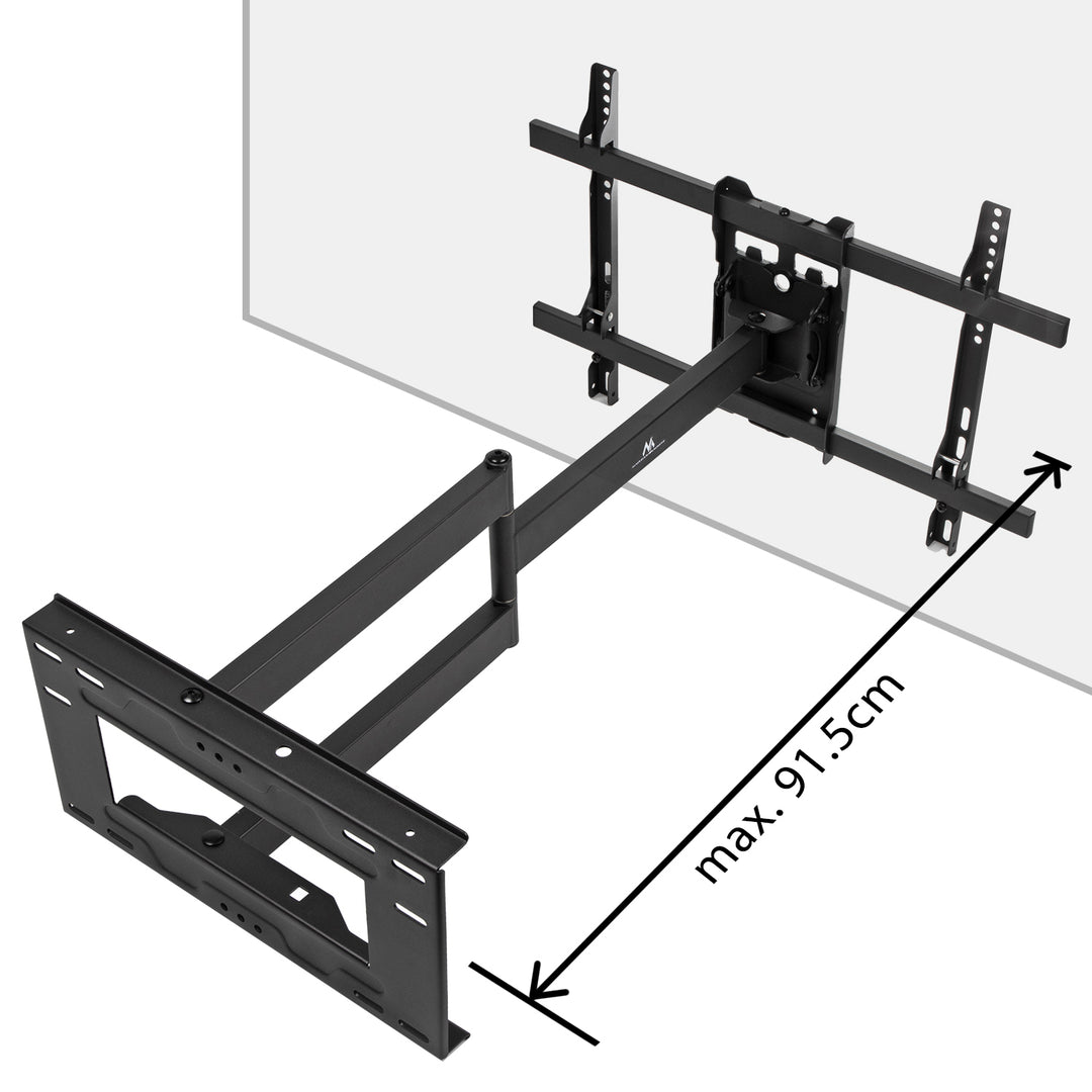 Maclean TV-fäste, max VESA 600x400, 37-70", 45kg, lång arm 915mm, MC-985