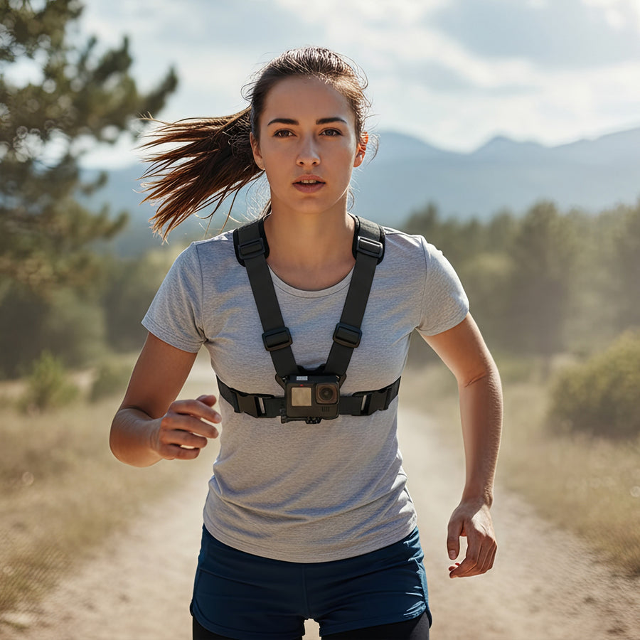 Maclean Sports Phone Harness, universal, for phones, cameras, GoPro, and other cameras, with swivel mount, MC-294.