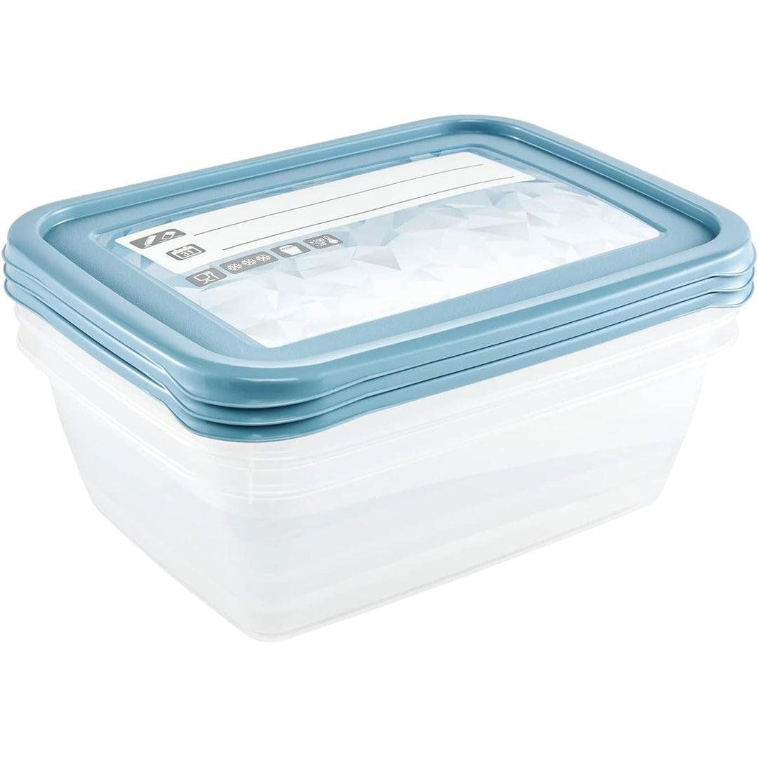 Set om 3 stycken 1250 ml Mia Magic Ice matbehållare Keeeper