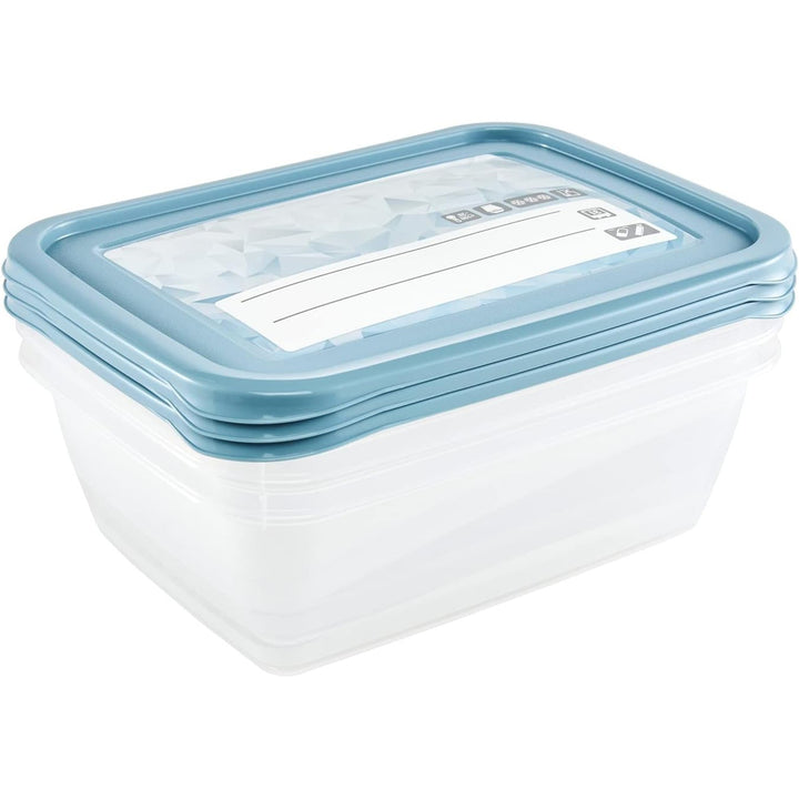 Set om 3 stycken 1250 ml Mia Magic Ice matbehållare Keeeper