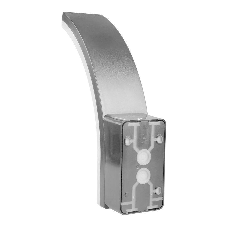 Maclean grå 20W 2000lm IP65 4000K LED-lampa med rörelsesensor
