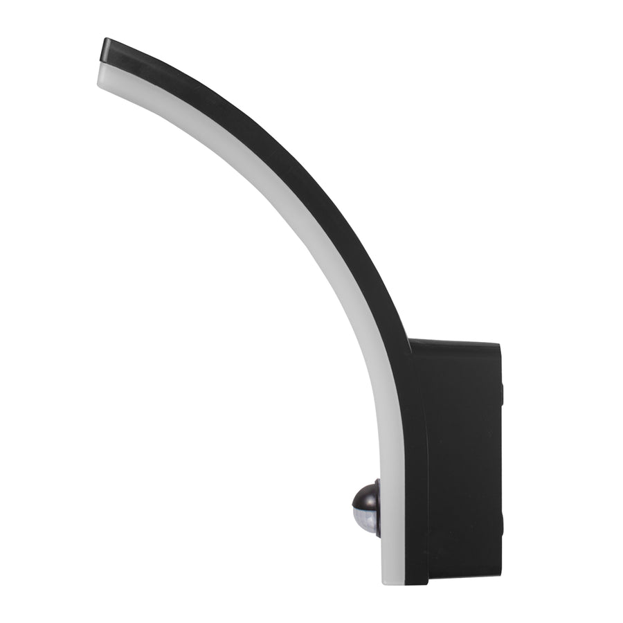 Maclean 20W rörelsesensor LED-lampa IP65 2000lm svart 4000K