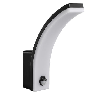 Maclean 20W rörelsesensor LED-lampa IP65 2000lm svart 4000K