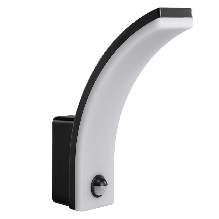 Maclean 20W rörelsesensor LED-lampa IP65 2000lm svart 4000K