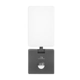 Maclean grå 10W IP65 800lm 4000K LED-lampa med rörelsesensor