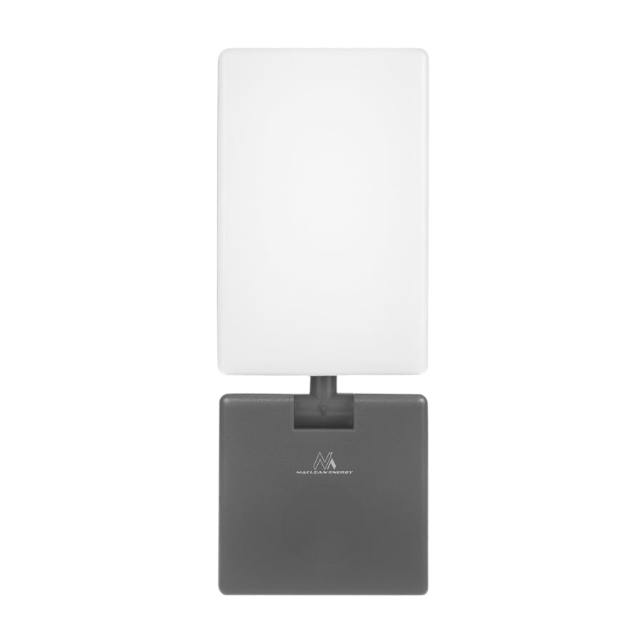 Maclean LED-lampa grå 10W 700lm IP65 neutralvit 4000K