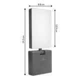 Maclean LED-lampa grå 10W 700lm IP65 neutralvit 4000K