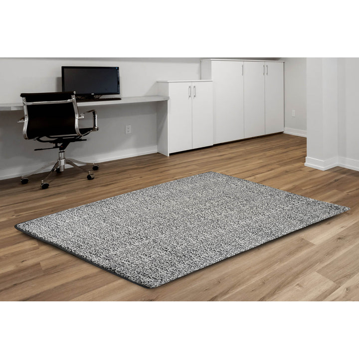 Plyschmatta, kaninpälsimitation, halkfri, 120 x 160 cm, sibiriskt mönster, DYWRAB120/160SYB