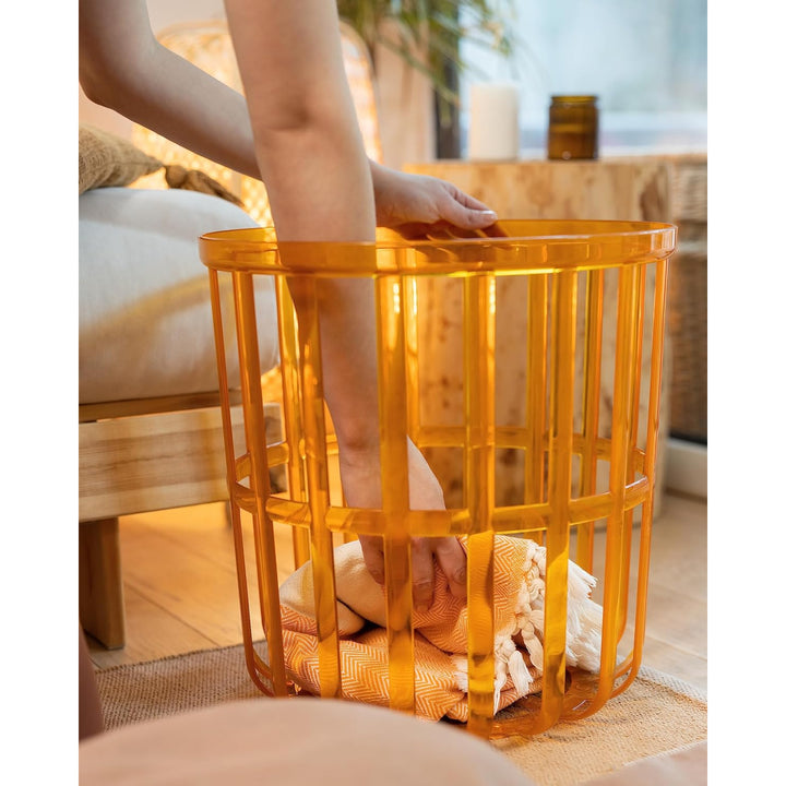 Branq-bord, runt, med förvaringskorg, honung, Zen 1850