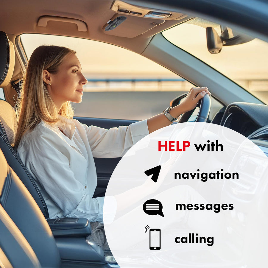 Bluetooth 5.0-handsfree-enheten Audiocore AC475 stöder Google och Siri